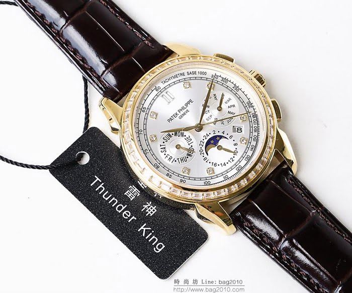 百達翡麗PATEK PHILPPE LS精品 2018新款 進口9100多功能機芯 超強防水 男士高端腕表  wssb3961